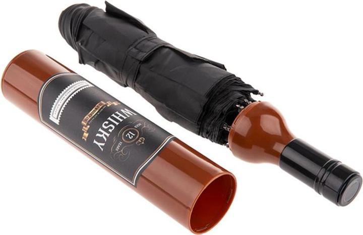Image du produit Out of the blue Parapluie de poche Bouteille de whisky