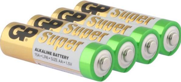 Produktbild GP Batteries Super (4 Stk., AA, 1250 mAh)