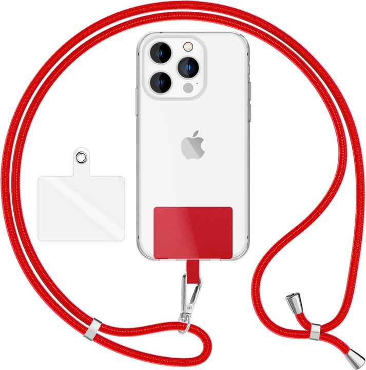 Actual product image Nalia Universal mobile phone necklace with pad