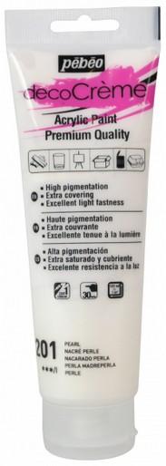 Produktbild Pebeo Decocrème Perlmutt Acrylfarben (Perle, 120 ml)