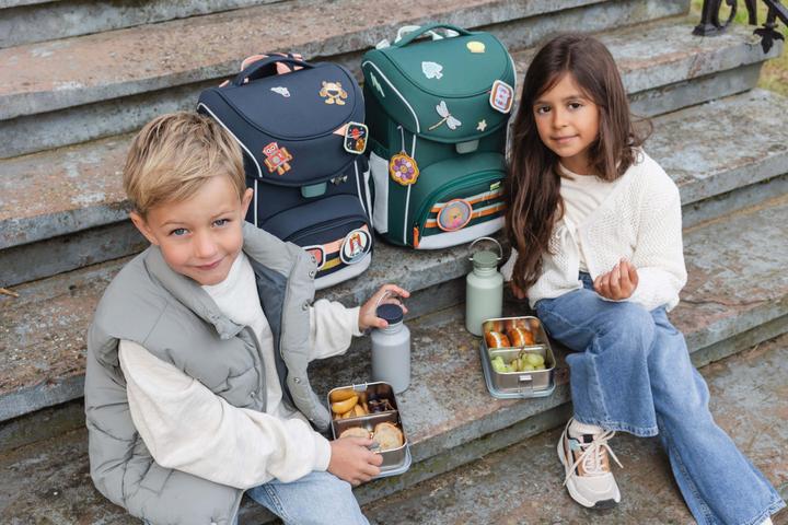 Actual product image Lässig Schulranzen-Set 6-tlg. Slim Unique navy (21 l)