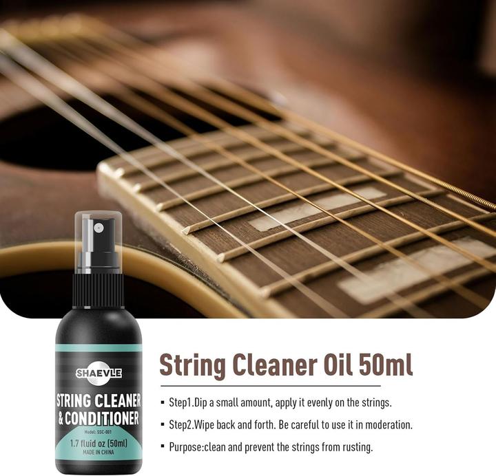 Image du produit Shaevle Gitarrenreinigungsset All-in-One (Nettoyage des instruments)