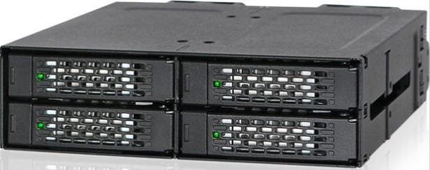 Image du produit Icydock Bo?tier 4x 2,5" NVMe SSD PCIe 4.0 64Gbps, pour baie 5,25