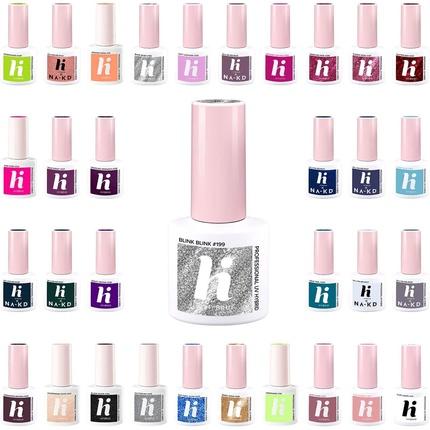 Hi UV Gel-Nagellack in den beliebten Farben Beige, Blau, Braun, Pink, Gelb, Gold, Grün und (199 Blink Blink, Gel-Effekt Nagellack)