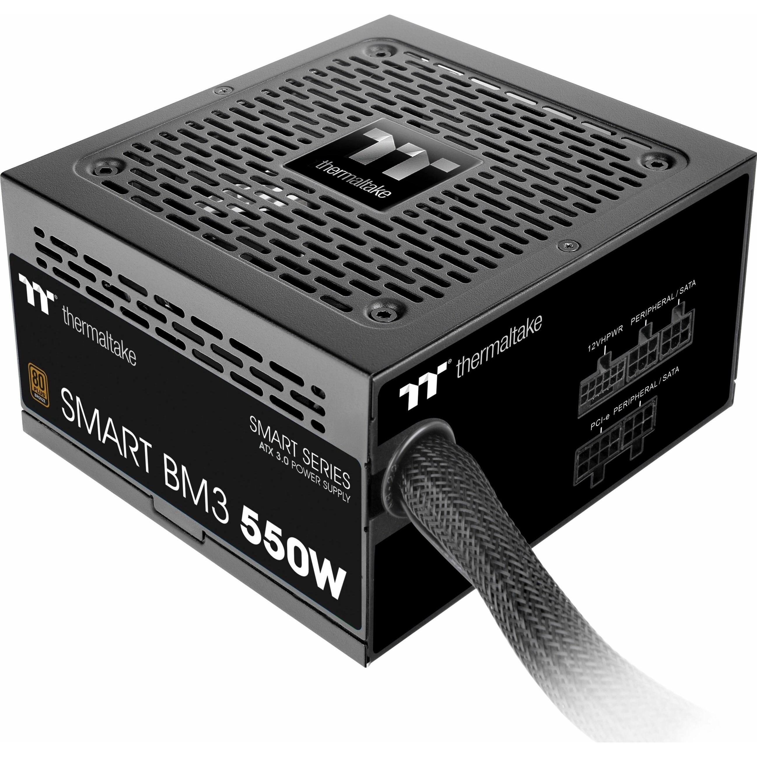 Thermaltake Netzteil Smart BM3 550W ATX3.0 80+ Bronze retail (550 W), PC Netzteil, Schwarz