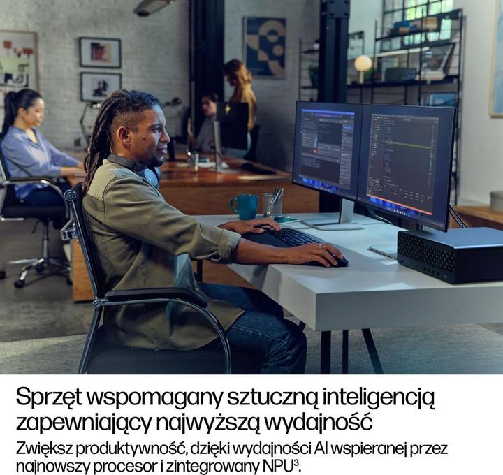 Actual product image HP EliteDesk 8 SFF G1i Desktop AI PC (1000 GB, 16 GB, Intel Core Ultra 7 265)