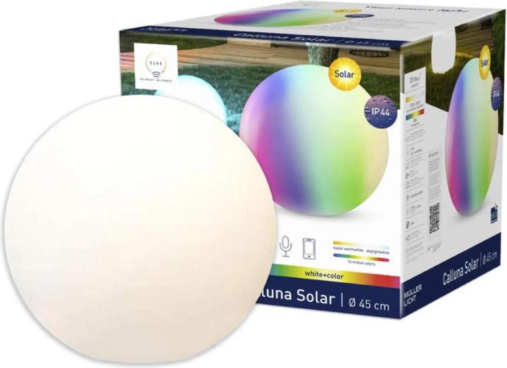 Actual product image Müller Licht tint Calluna Solar 45 cm, white+colour (20 lm, IP44)