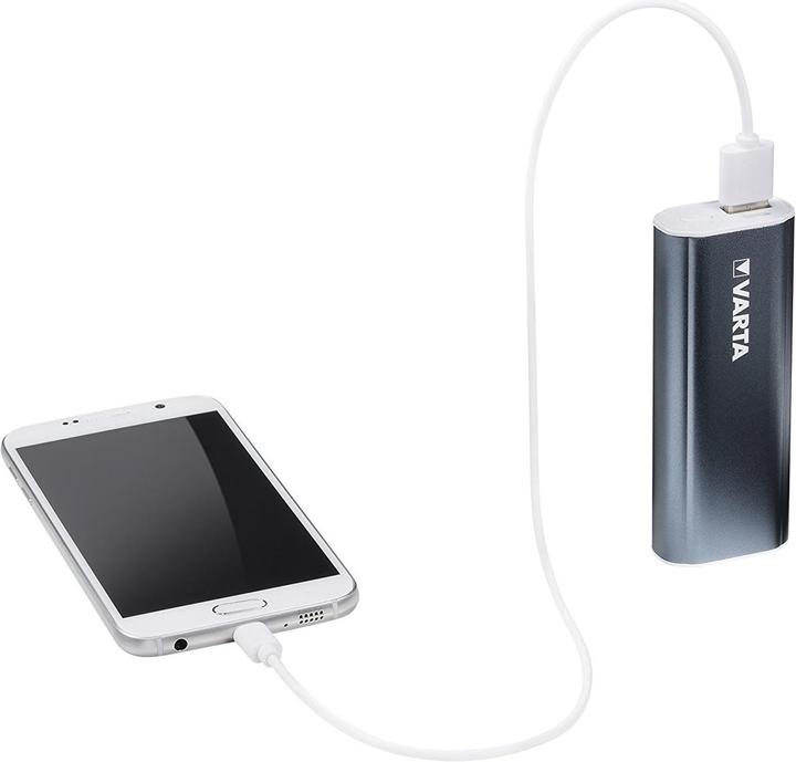 Produktbild Varta Powerbank 5200 mAh dunkelgrau (5200 mAh, 26 W, 19.24 Wh)
