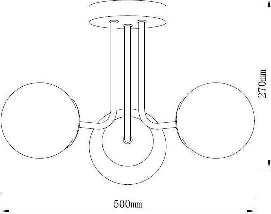Immagine prodotto Domoletti Luminaire ceiling RAILE, 120 W, E27 (E27)