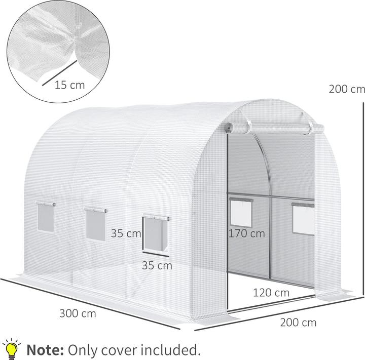 Actual product image Jamb Replacement film for greenhouse