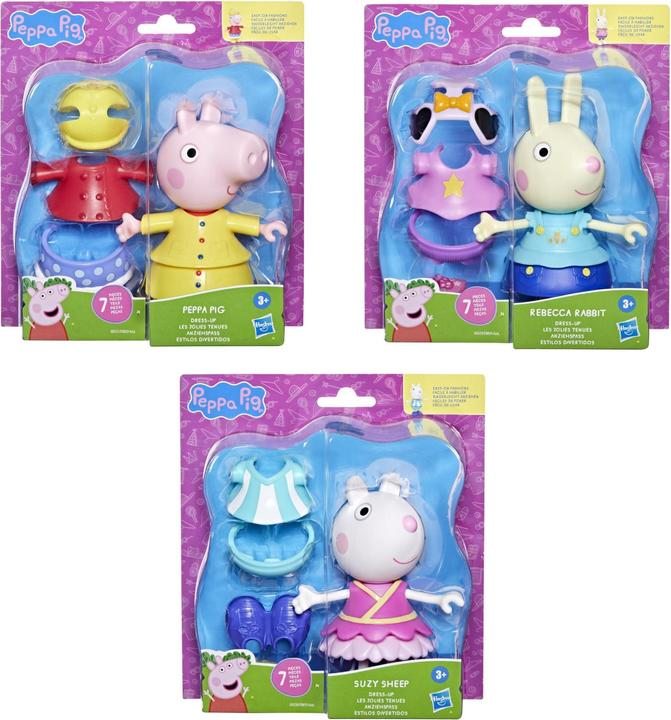 Immagine prodotto Hasbro Dress-Up Peppa & Friends, assortimento di bambole Peppa Pig