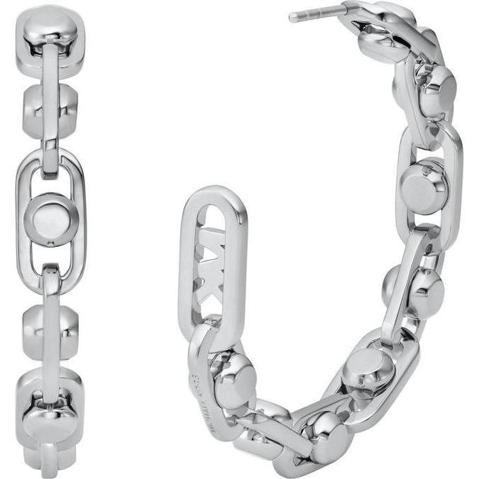 Michael Kors, Ohrringe, Creolen ASTOR LINK, (Metall)