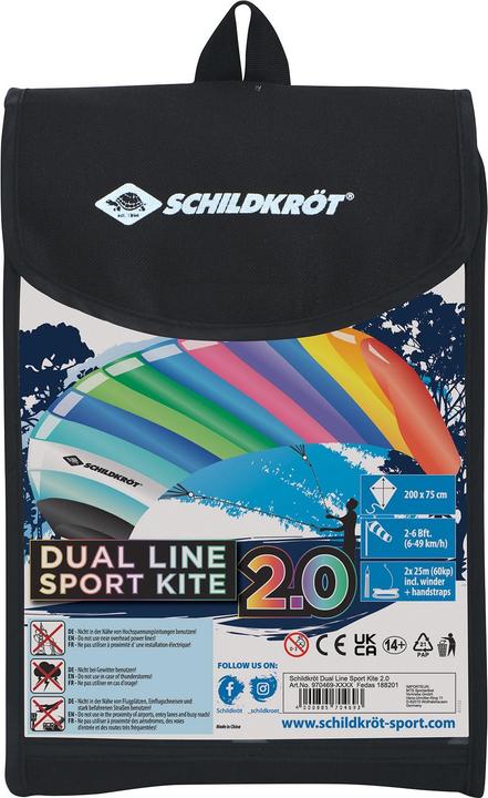 Immagine prodotto Schildkröt SCHILDKR™T Dual Line Sport Kite 2.0 aquilone acrobatico
