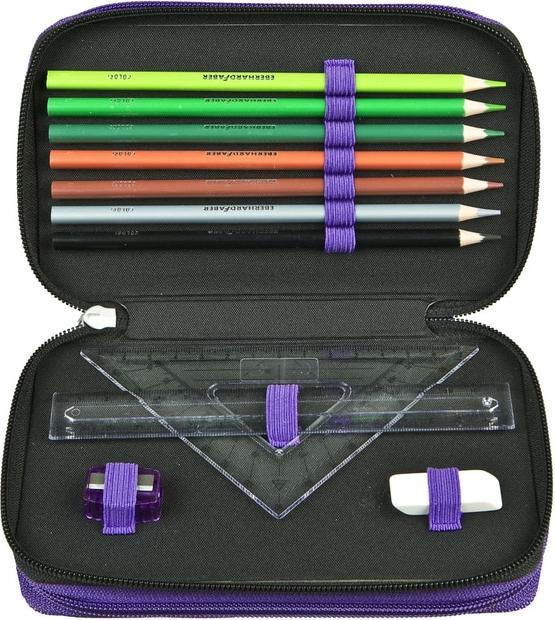 Actual product image Undercover Monster High - Federmäppchen mit 3 Fächern - 30-teilig