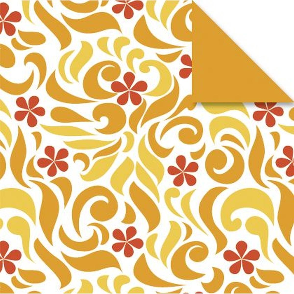 Ursus, Bastelpapier, Faltblätter Florentine Bellis 80g/qm 15x15cm VE=65 Blatt Motiv 01 (80 g/m², 1 x)
