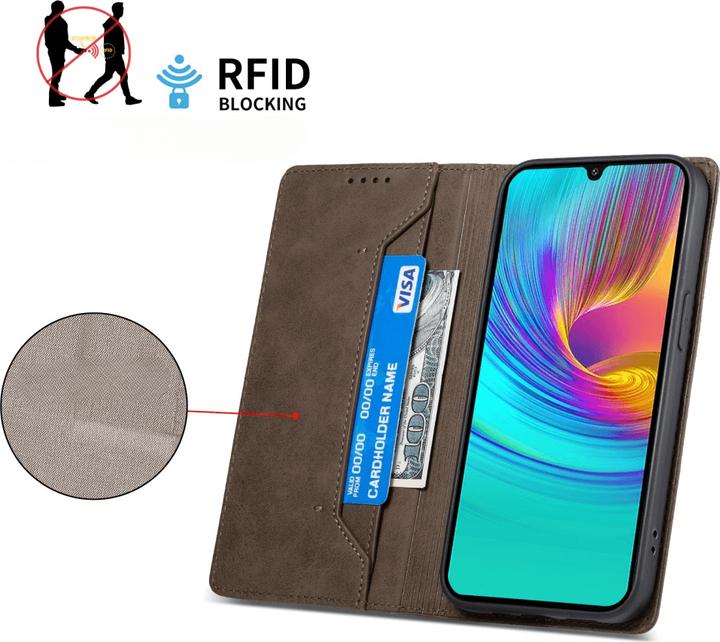Image du produit Cover-Discount Galaxy A16 - Étui à clapet avec bloqueur RFID (Samsung Galaxy A16 5G)