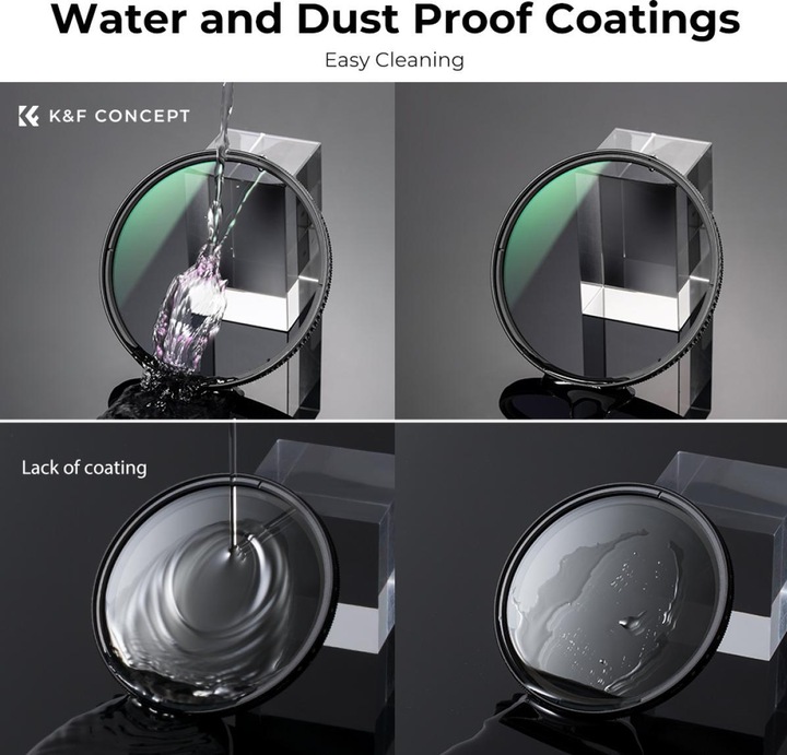 Immagine prodotto K&F Concept Filtro CPL da 67MM Filtro polarizzatore circolare super sottile con rivestimento verde a 28 strati (67 mm, Filtri polarizzanti)