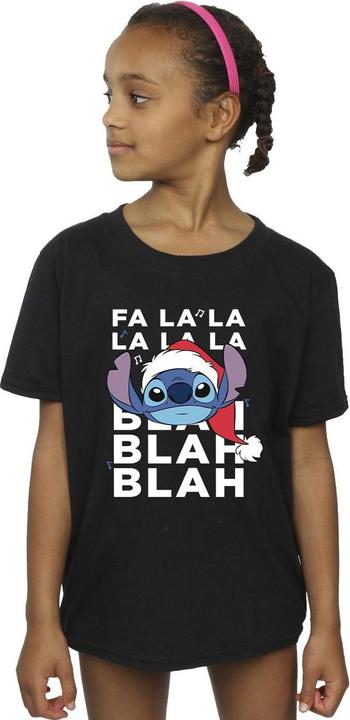 Image du produit Disney - T-shirt LILO AND STITCH CHRISTMAS BLAH BLAH BLAH - Fille (140, 146)