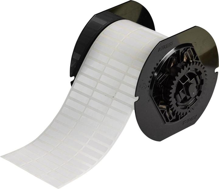 Immagine prodotto Brady B33-51-729, poliimmide a basso profilo, bianco, opaco, 25,40 x 6,35 mm, permanente, 3 corsie (10000 (2.54 cm)