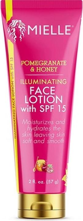 Actual product image Mielle Pomegranate & Honey Illuminating Face Lotion with SPF15 2oz