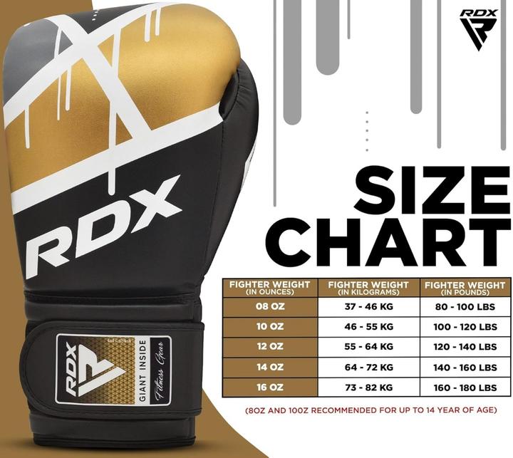 Actual product image Rdx F7 Ego Boxing Gloves (10 OZ, 10)