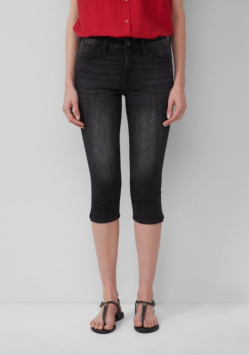 Image du produit S.Oliver Jeans-Hose Capri-Jeans Betsy / Slim Fit / Mid Rise / Slim Leg (40)