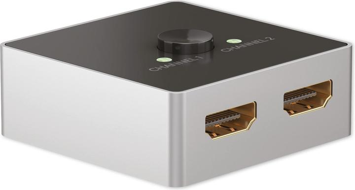 Goobay Manuelle HDMI-Umschaltbox 2 auf 1 4K @ 60 Hz
