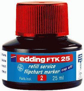 Produktbild Edding Nachfülltusche FTK25 (Rot, 1 x)
