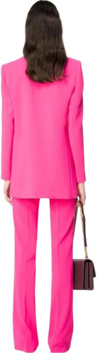 Actual product image Pinko Exagerata Button-Down Crepe Stretch Jacket (40)