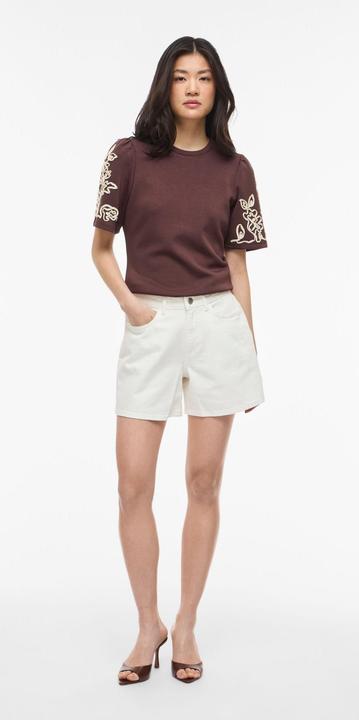 Produktbild Vila VIMIA Rundhals Sweatshirt mit kurzen Ärmeln (L)