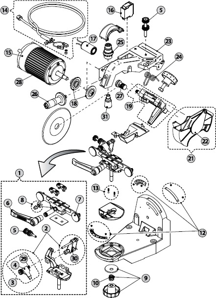 Actual product image Oregon Chain grinder workshop / Jolly Star (Chain grinder, 214 W)