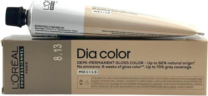 Image du produit L'Oréal Professionnel Dia Color 8.13 blond clair cendré beige - 60ml (Blond clair cendré beige)