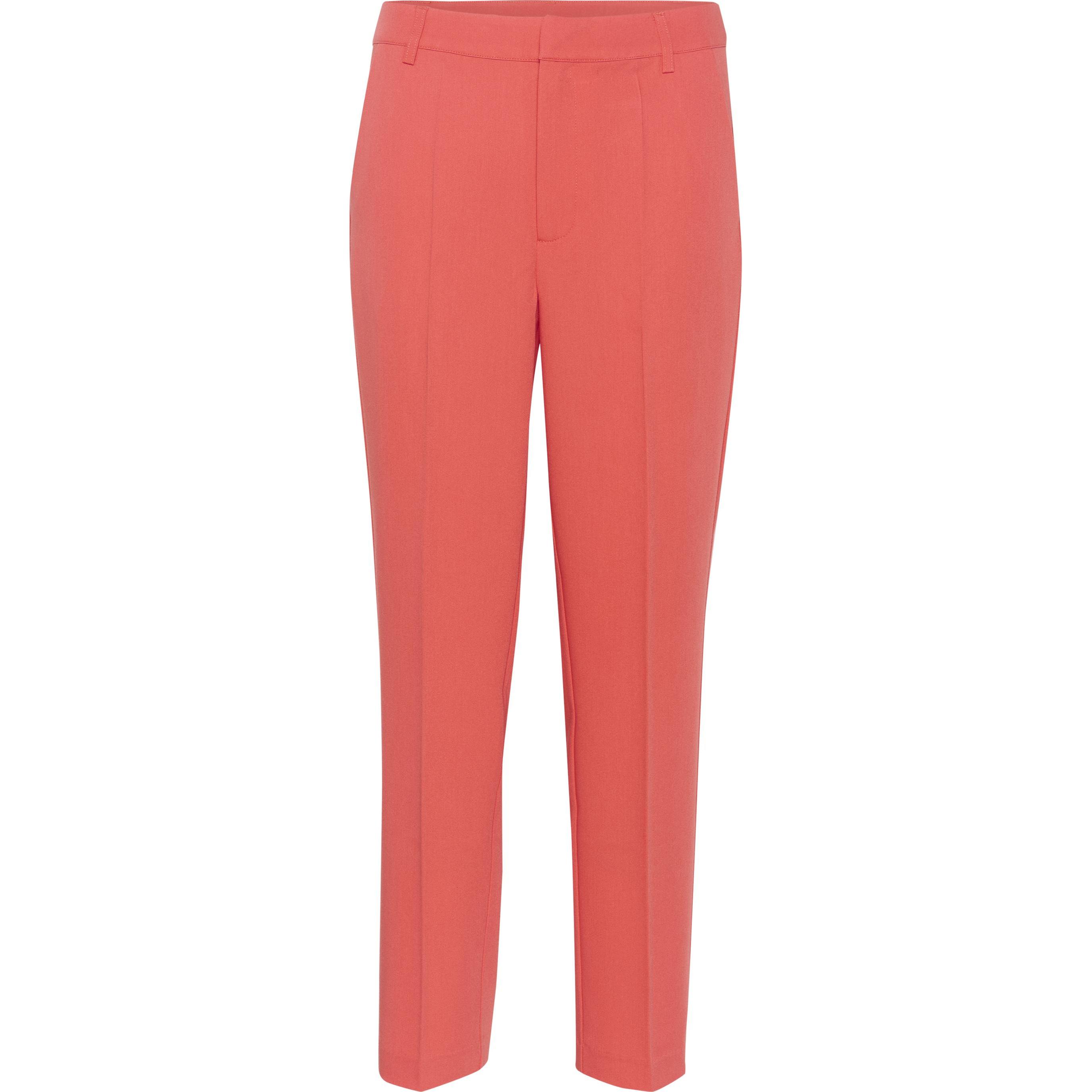 Kaffe, Damen, Anzug, damenhose mit reissverschluss sakura hw, Orange, (44)