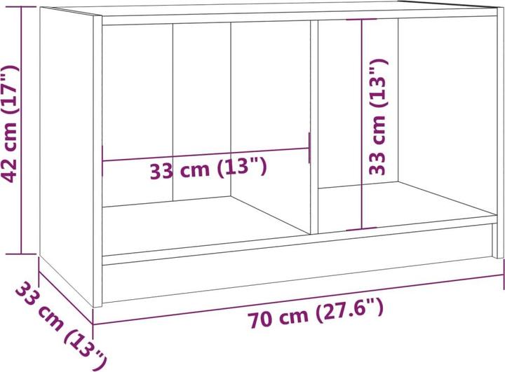 Image du produit vidaXL TV-Schrank (33 x 70 x 42 cm)
