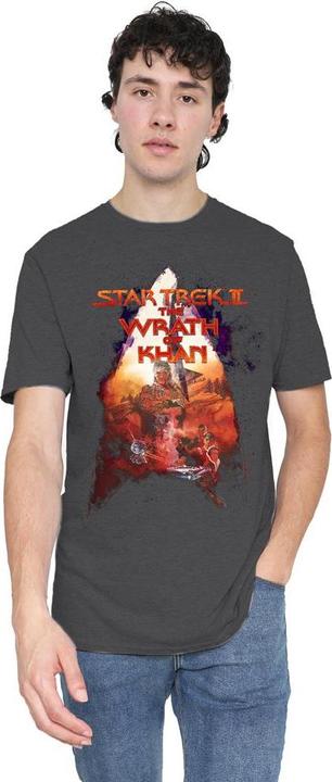 Actual product image Unisex Adult The Wrath of Khan Poster T-Shirt (M)
