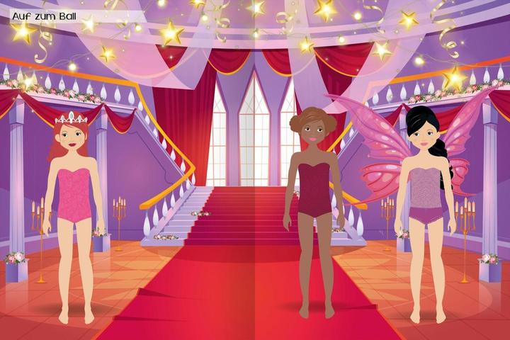 Produktbild Sticker-Anziehpuppen Auf dem Feenball