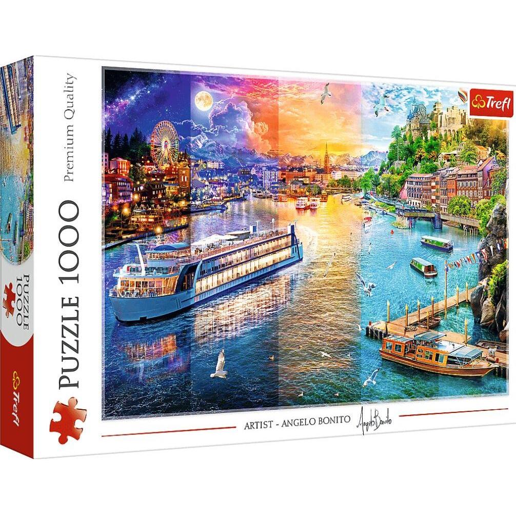 Trefl Puzzle 1000 - Flusskreuzfahrt (1000 Teile)
