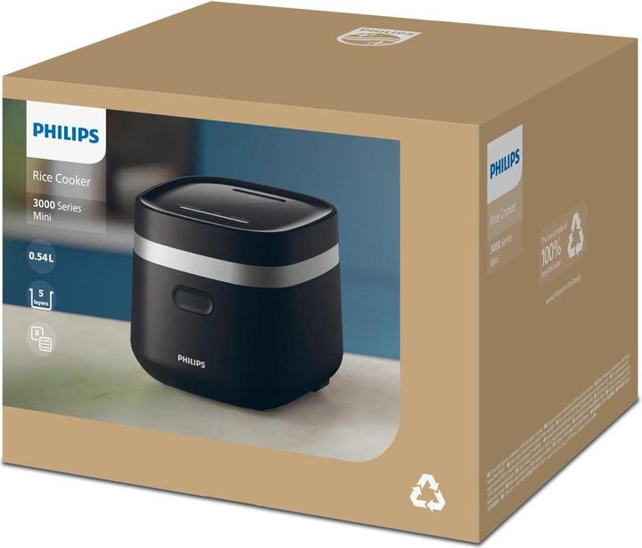 Actual product image Philips HD3091/81 Mini-Reiskocher 3000 Series