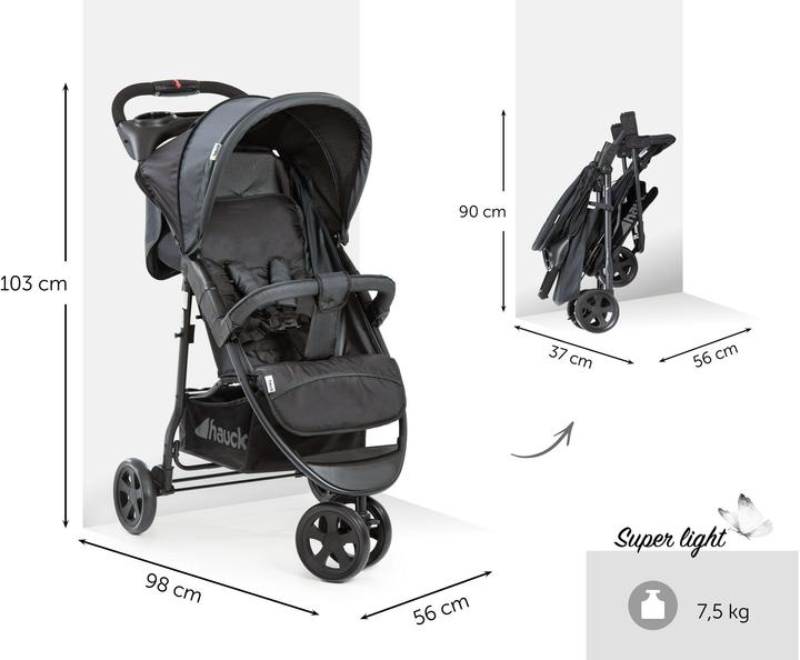 Produktbild Hauck Citi Neo II caviar/stone