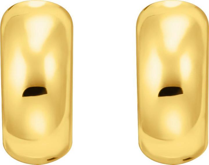 Image du produit Thomas Sabo Créoles forme mini chunky (Or jaune 750 plaqué or, Argent sterling 925)