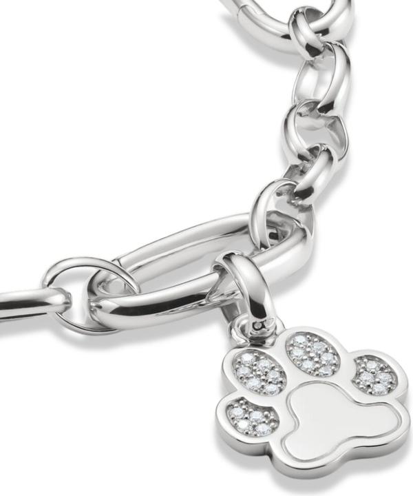 Immagine prodotto Thomas Sabo Charm-Anhänger Pfote mit Steinen Connect Silber (Argento)