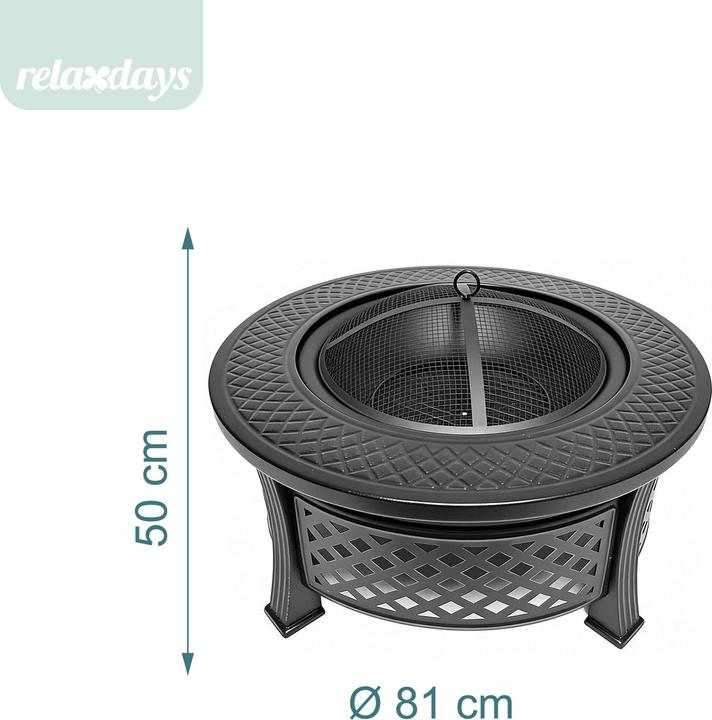 Produktbild Relaxdays Feuerschale (81 cm)