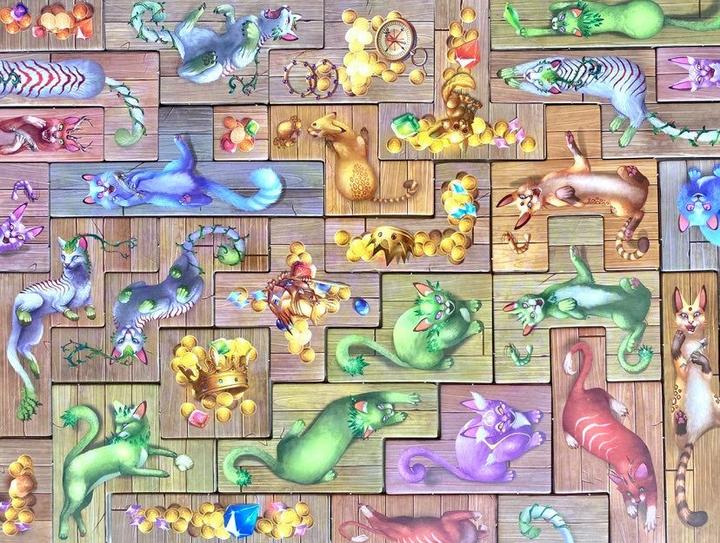 Actual product image Cat Island (French, 1 - 4 Players)