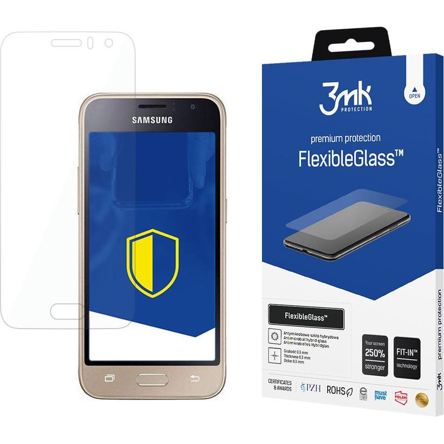 3MK FlexibleGlass Sam J1 J120 2016 Szkło Hybrydowe (1 Stück, Samsung Galaxy J1), Smartphone Schutzfolie
