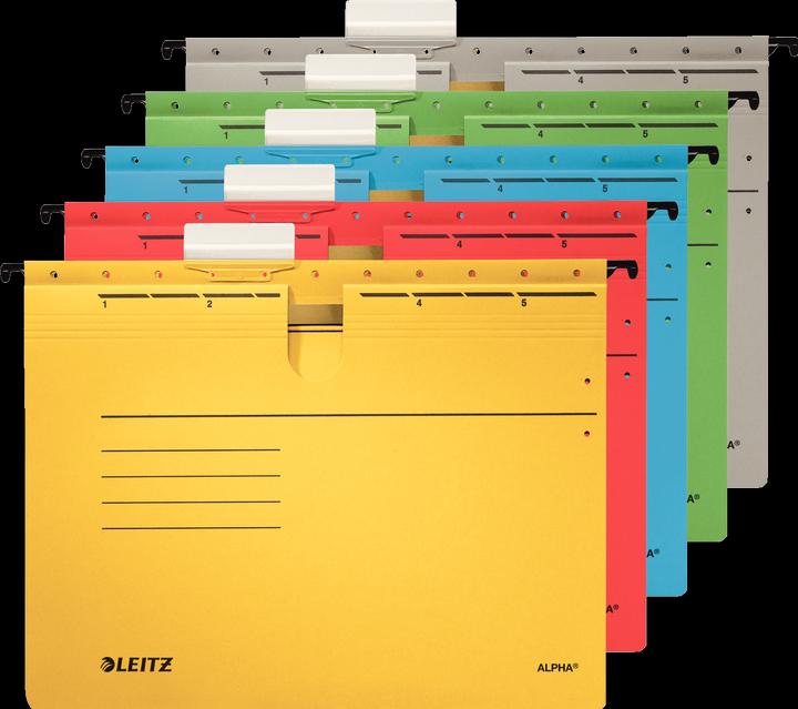 Produktbild Leitz ALPHA Hängehefter, A4, kaufmännische Heftung, grau (A4, 1 x)