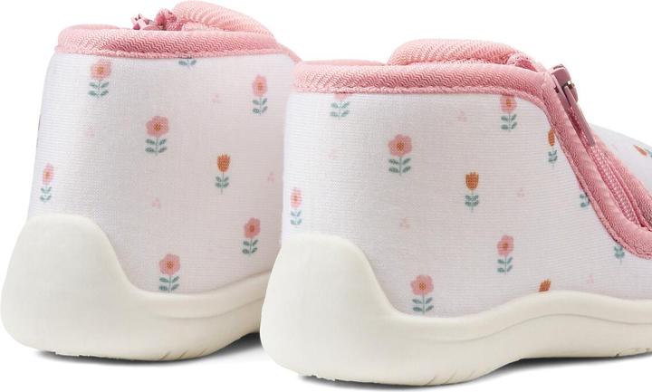 Actual product image La Redoute Collections Flowered baby shoes with zip (21)