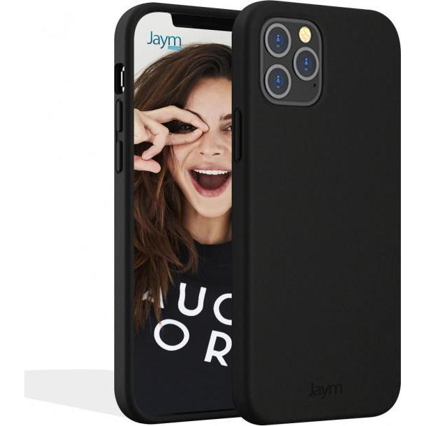 Jaym Premium Silikonhülle, Schwarz Series (Apple iPhone 13 Pro), Smartphone Hülle, Schwarz
