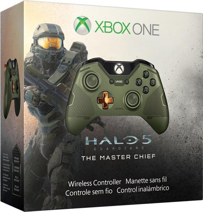 Produktbild Microsoft Xbox One Wireless Controller - Halo 5 Master Chief Limited Edition (Xbox One S, Xbox One X, Xbox Series S, Xbox Series X)