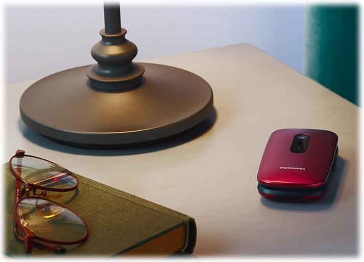 Actual product image Panasonic KX-TU446EXR 2G (0.03 GB, Red, 2.40", Single SIM, 2G)
