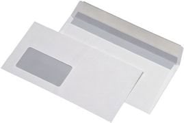 Produktbild Mailmedia Briefumschläge DIN lang haftklebend, mit Fenster (DL, 1 x)